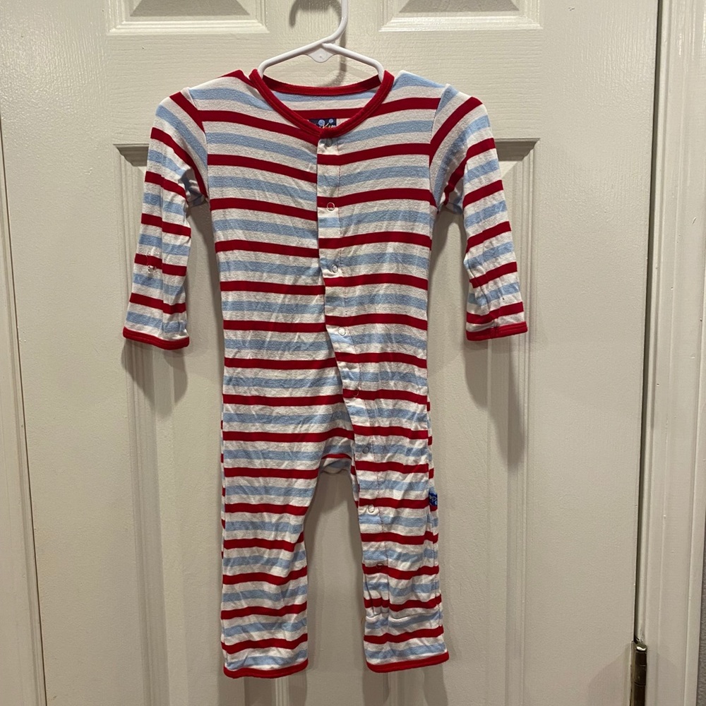 Kickee Pants 6-12 month button up coverall